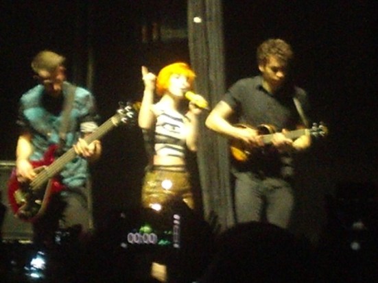 Paramore in Boston earlier this month. They. Are. Awesome.